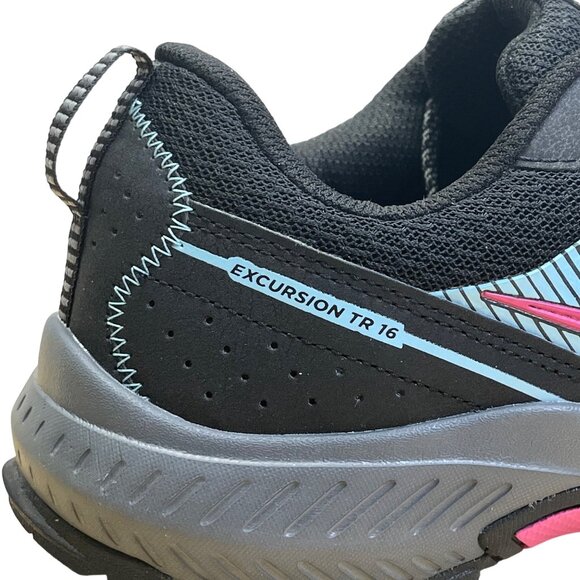 Saucony Women’s Black & Pink Excursion TR16 Trail Running Shoes Size 11 - Picture 6 of 9